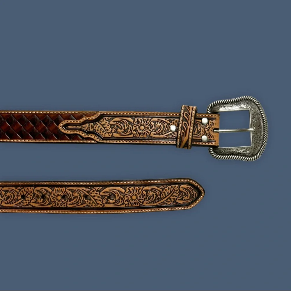 Nocona tooled leather